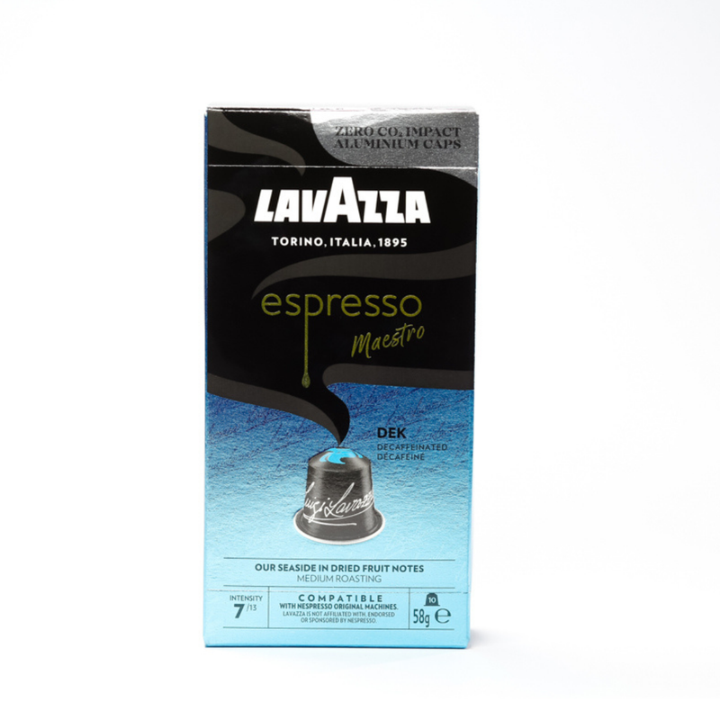 Cápsulas Maestro Espresso Dek Lavazza 10 unidades