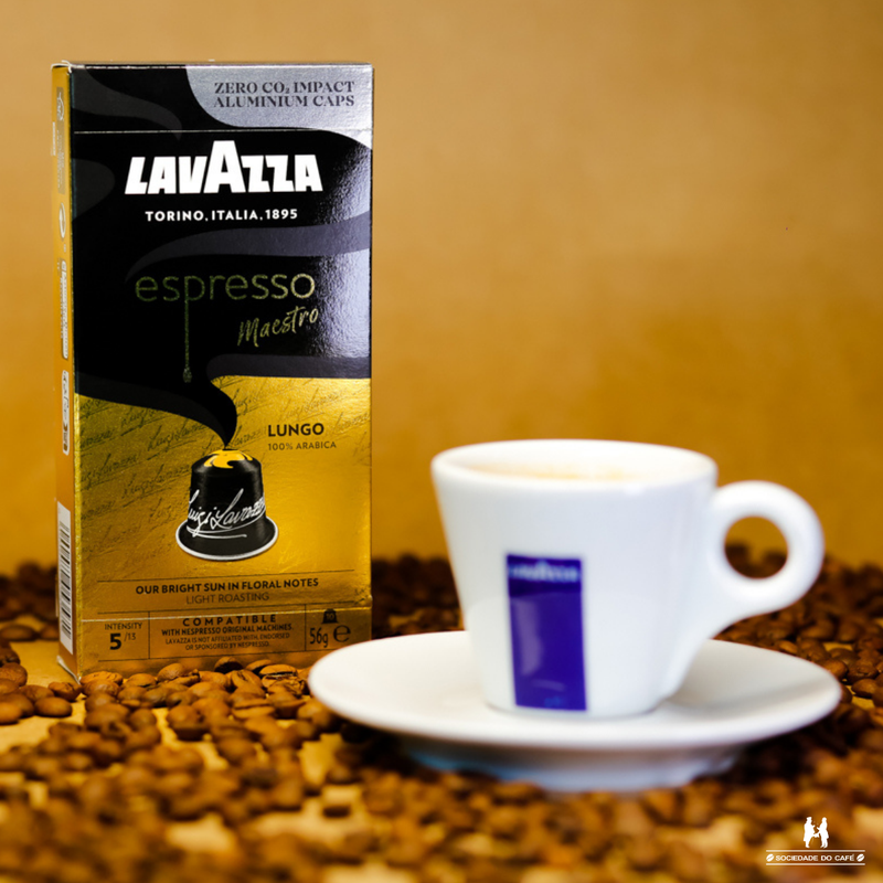 Cápsulas Espresso Maestro Lungo Lavazza 10 unidades