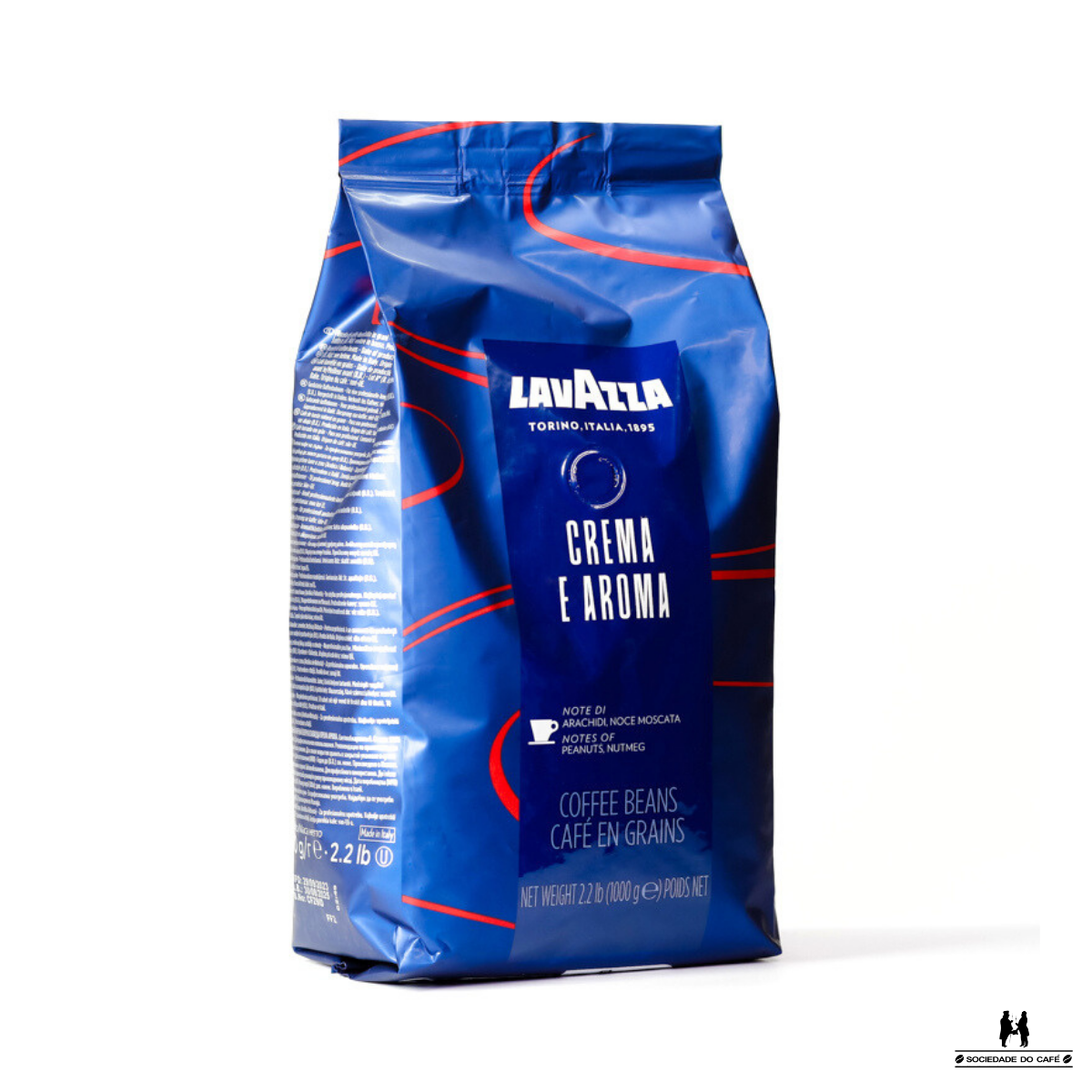 Café Lavazza em Grão Crema e Aroma 1kg