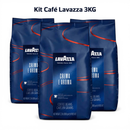 Kit Café Lavazza  em Grão Crema e Aroma 3kg